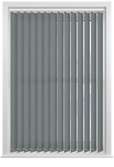 Roma (FR), Pewter - Vertical Blind